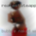 Bubble naked woman masturbating